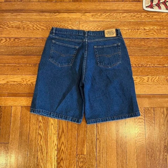 Y2K Dark Wash‎ Pace Denim Jorts - Picture 1 of 7